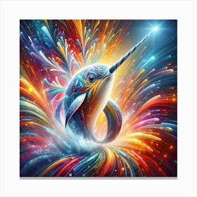 Narwhal Spirit Canvas Print