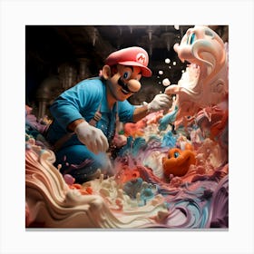 Mario Bros 3 Canvas Print