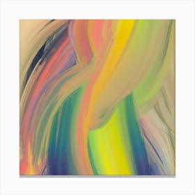 Rainbow Hair Canvas Print