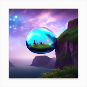 Sphere In The Sky Canvas Print