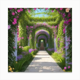 Garden Archway Canvas Print