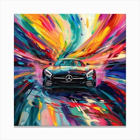 Black Benz 1 Canvas Print