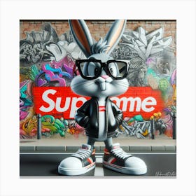 Bunny Supreme Canvas Print