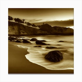 Sunset At The Beach 651 Canvas Print