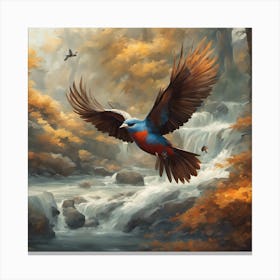 Bird In Flight 1 Canvas Print