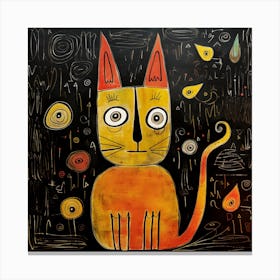 Orange Cat Canvas Print