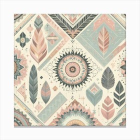 Bohemian Pattern Canvas Print