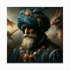 King Of The Dragons Canvas Print