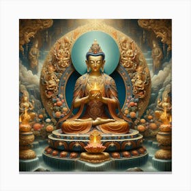 Vajrasattva Bodhisattva Canvas Print