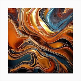 Abstract Abstract Painting 37 Canvas Print