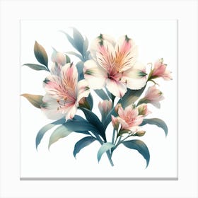 Alstroemeria 4 Canvas Print