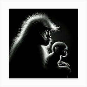 Mother And Child 3 Canvas Print