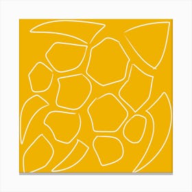 Yellow Turtle Canvas Print