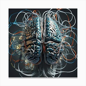 Wired Brain 1 Canvas Print