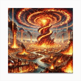 Inferno Nexus Inferno Storm Canvas Print