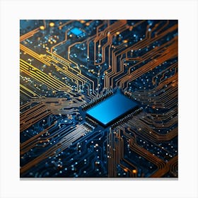 Circuit Board 19 Canvas Print