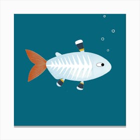 X-Ray Tetra Fish Canvas Print