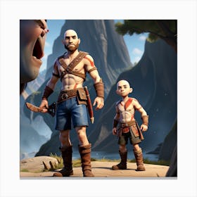 God Of War Canvas Print