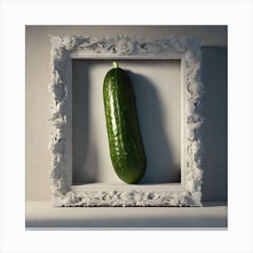 Cucumber In A Frame Canvas Print