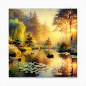 Lily Pond Canvas Print