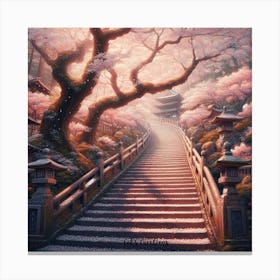 Sakura Way Canvas Print