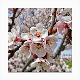 Blossoming Cherry Tree Canvas Print