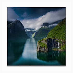 Fjords Of Norway Canvas Print