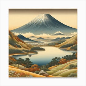 Yamanashi Fuji Canvas Print