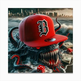 Monster Hat Canvas Print