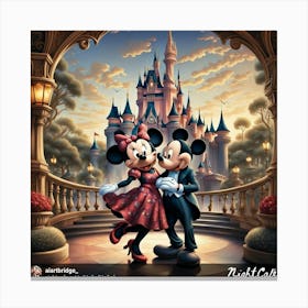 Mickey And Minnie 1 Canvas Print