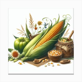 Corn 4 Canvas Print