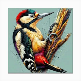 Woodpecker Canvas Print