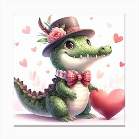 Crocodile 2 Canvas Print