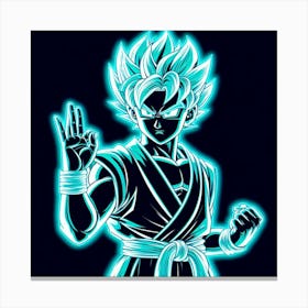 Neon karate kid 1 Canvas Print