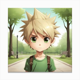 Chibi's Day Outdoors Canvas Print