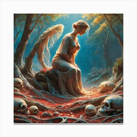 Angel Of The Forest Canvas Print