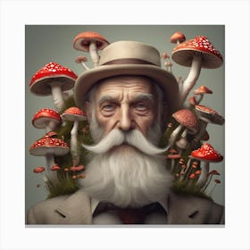 Carrying the weight of mycelium  Canvas Print
