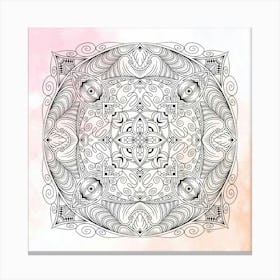 Mandala Pattern Canvas Print