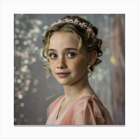 Portrait Of A Young Girl 2 Canvas Print