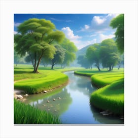 Asian Landscape 4 Canvas Print