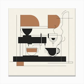 Creatai 24830 A Line Art Poster For International Espresso Da 81597c20 A83a 44e5 911f Dc5443c6ff51 0 Canvas Print