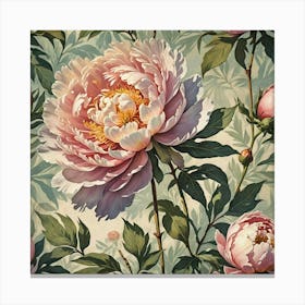 Peonies Canvas Print