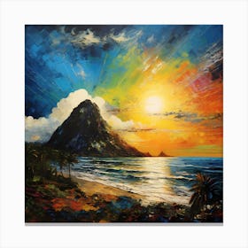 Caribbean Chroma Haven Canvas Print