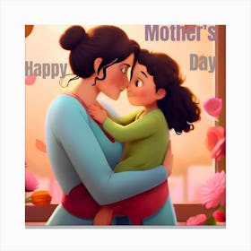 Happy mother's Day Canvas Print