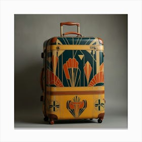 Deco Luggage 3 Canvas Print