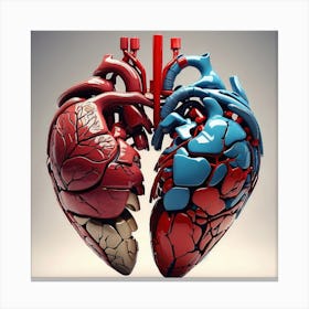 Human Heart Canvas Print