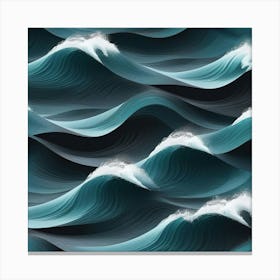 Ocean Waves Canvas Print