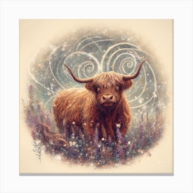 Highland Cow 11 Canvas Print