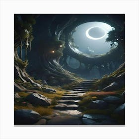 Forest Path Canvas Print