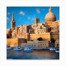 Malta City Canvas Print